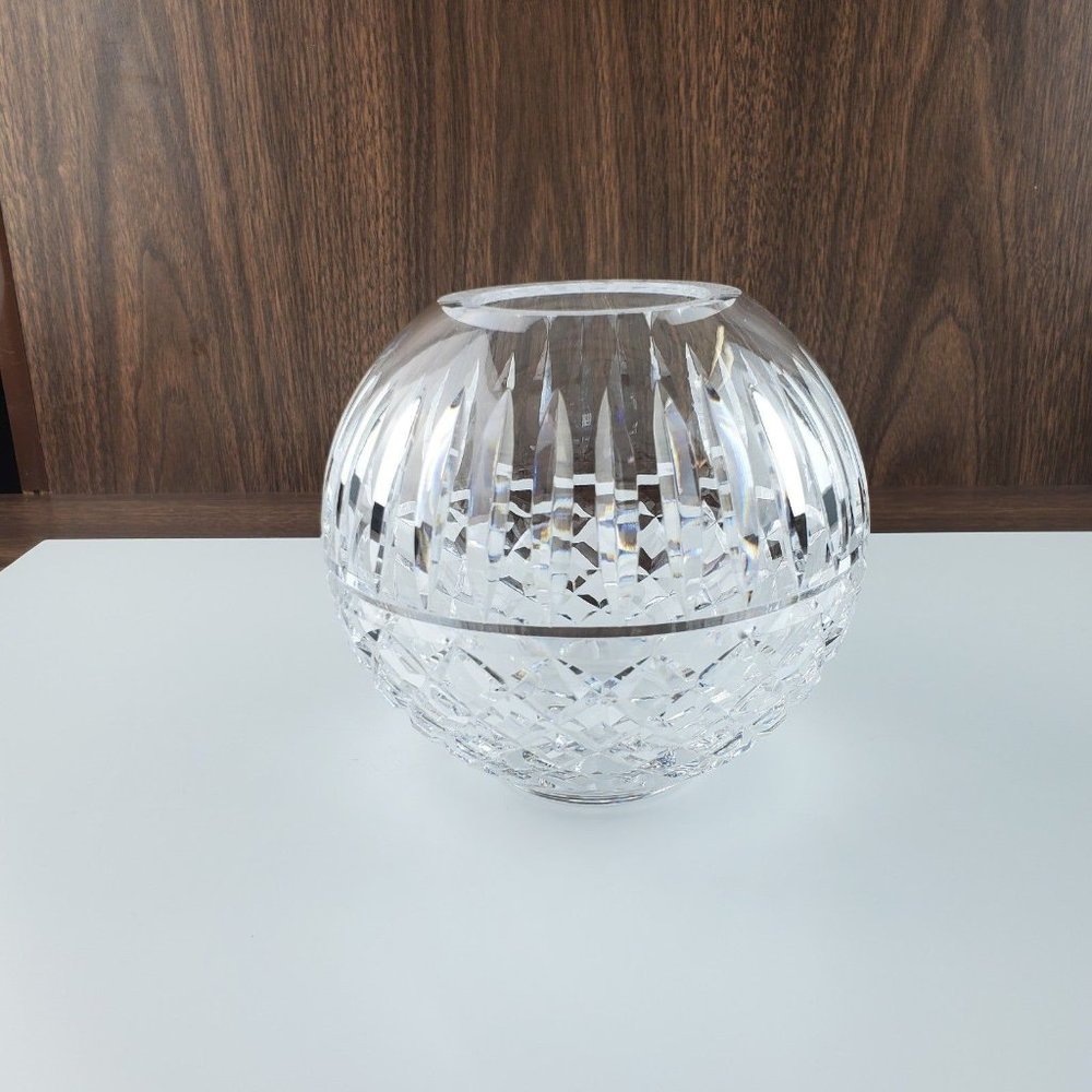 Vintage Waterford Crystal Maeve Tramore Large Rose Bowl Vase